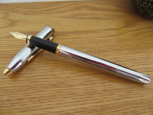 Cross fountain pen chrome - pen, and