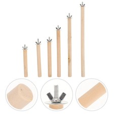 6pcs Sturdy Bird Parrot Perches Stand Platform Budgie Perches For Cage UK