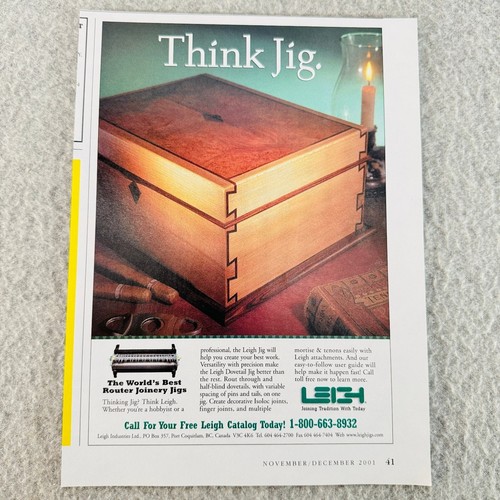 Leigh router joinery jigs 2001 - jigs,