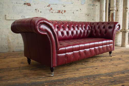 Handmade seater burgundy red - handmade, 3
