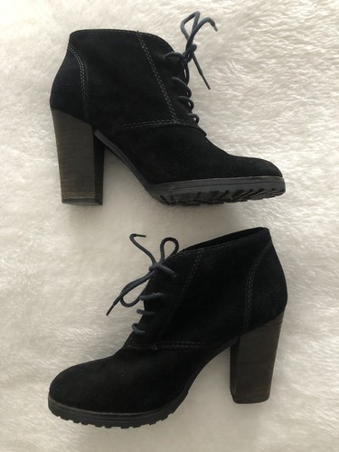 Mango shoe boots suede leather - mango,