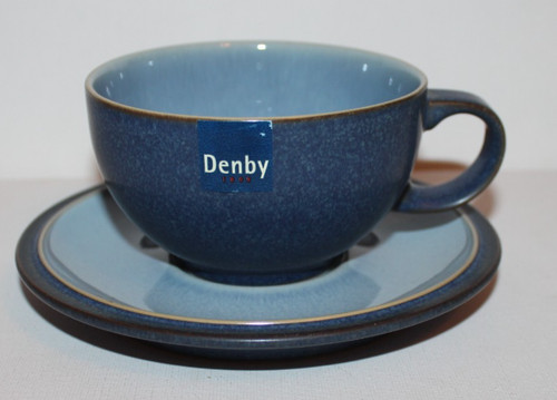 Denby blue jetty cup - blue,