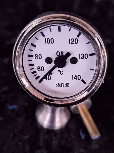 Oil temperature gauge 52mm - oil,
