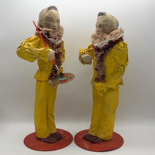 Pair beautifully made papier - pair,