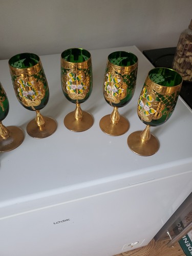 Vintage italian murano goblet - vintage,
