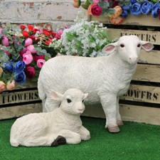 White Sheep Lamb Garden