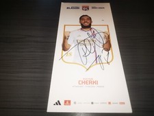 Rayan Cherki hand signed