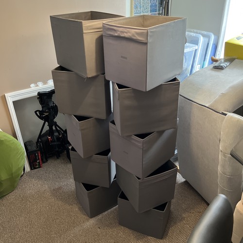 Pcs gray ikea - 10, boxes