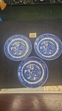 Set of 3 Old Willow Pattern