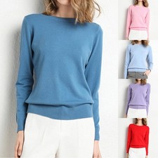 Women's knit cashmere sweater