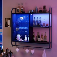 4 Tier Floating LED Wall