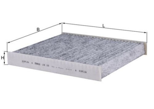 Interior air filter - mahle, fits