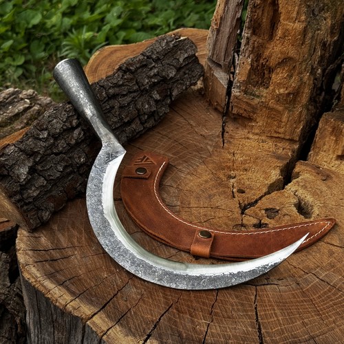 Gardening sickle hand forged - sickle,