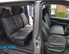 TAILORED SEAT COVERS For MERCEDES VITO 9 SEATS 2014 - 2024 EMBOSSED ART. LEATHER