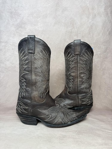 Vintage cowboy boots - black, (uk