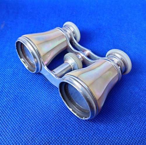 Pair antique mother of - of,