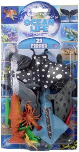 Ocean life pieces set sea - pieces,