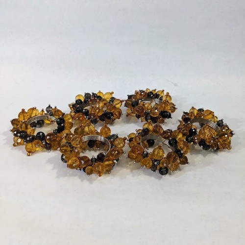 Pottery barn beaded napkin - beaded,