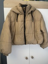 Ladies Zara Puffer Jacket Size L - Fair Condition