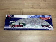 B39: Corgi CC15507 Volvo F12 3 Axle Low Loader, Cadzow Transport Glasgow Sc 1:50