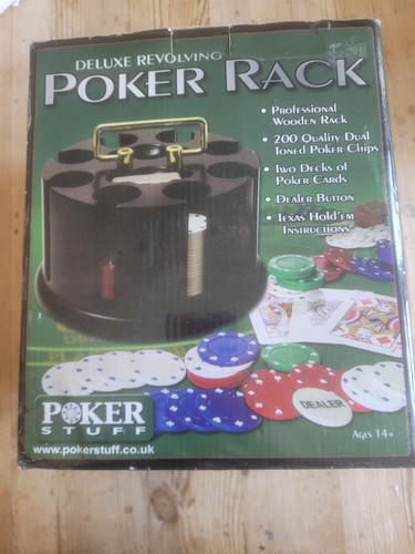 Deluxe revolving poker rack - poker,