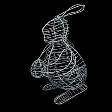 Wire Bunny Rabbit Basket