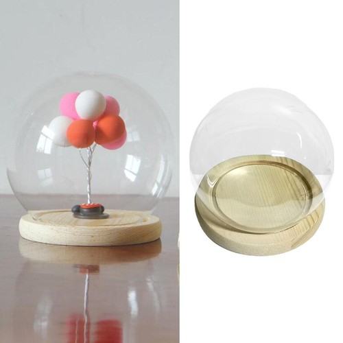 Round glass dome - glass,