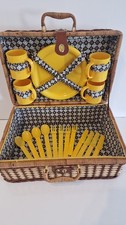 Large Vintage Wicker Picnic