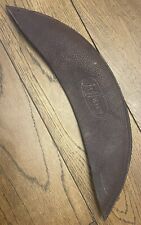 Jeffries Saddle Cantle Protector Off 17.5” Saddle Brown English Leather