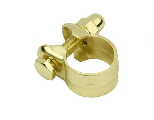 Gold steel bicycle seat - gold,