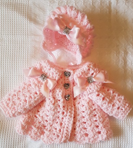 Romany hand crochet bonnet - romany,