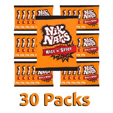 Nik Naks 30 Packs Nice N Spicy Flavour Corn Snack Crisp 