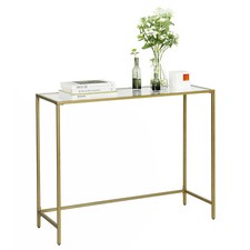 VASAGLE Console Table Tempered
