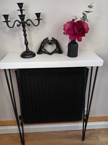Chunky radiator console - radiator, table
