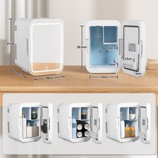 Mini Fridge 10L Portable Table Top Electric Small Cooler Warmer Ice Box Car Home