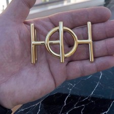 Auth HERMES 38MM Gold Ulysse H