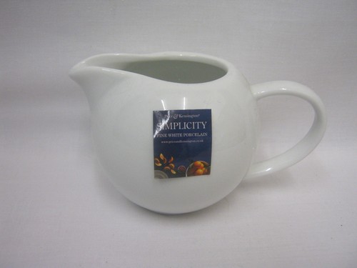 White porcelain milk cream jug - milk,