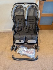 GracoDuorider Twin Pushchair includes Raincover