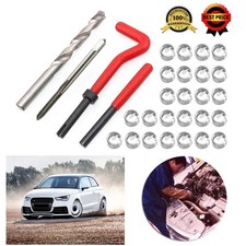 30X Metric Thread Repair Insert Kit M4x 0.7 Coil Helicoil Set Hand Tool Durable