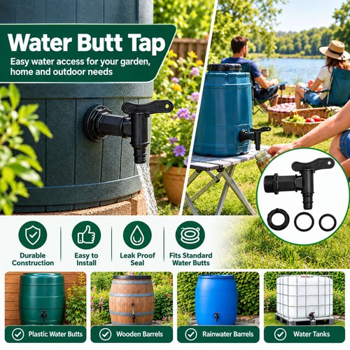 Water butt tap hozelock - water,