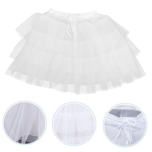 White tulle skirt short - white, dress
