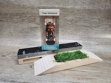 Professional Wooded Fingerboard Mini Skateboard - With Ramp N Ledge Combo Set