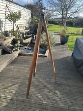 Vintage Wooden Theodolite Surveyors Level Tripod