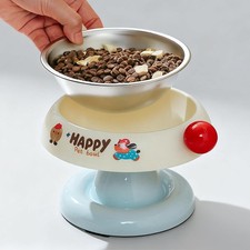 Pet Bowl with Stainless Steel Inner Bowl, Non Slip and Durabl,,,