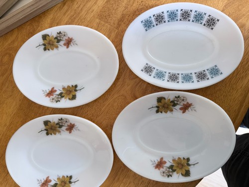 Vintage jaj pyrex - 4, oval