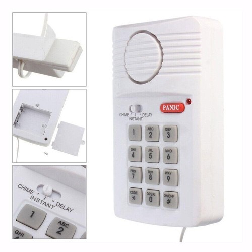 Loud wireless door alarm - alarm, shed