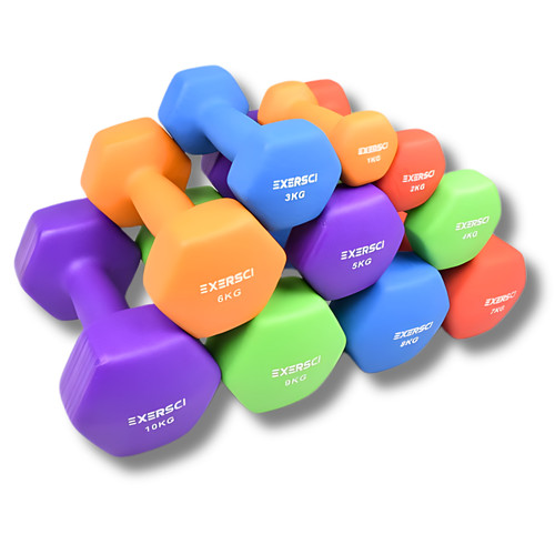 Exersci neoprene dumbbells - exersci,