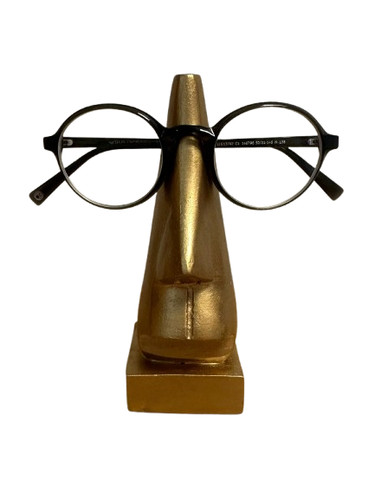 Wooden plain gold spectacle - wooden,