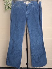 GAP Ultra Low Rise Blue Corduroy Trousers – UK 14 (W32) Y2K Vintage #155
