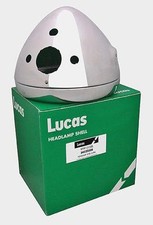 LUCAS 7" CHROME HEADLAMP SHELL